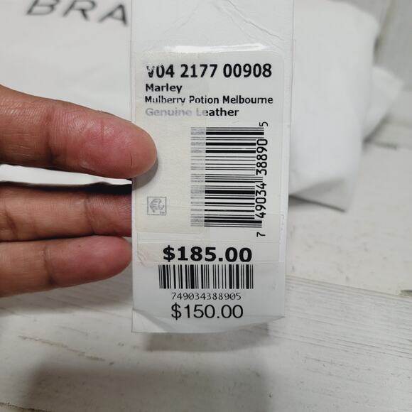 BRAHMIN MELBOURNE MULBERRY POTION MARLEY CROSSBODY BAG - Picture 7 of 11